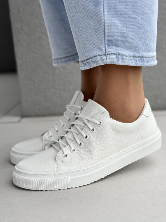 Sneakersy damskie OLEKSY ze skóry naturalnej Polskiej produkcji
