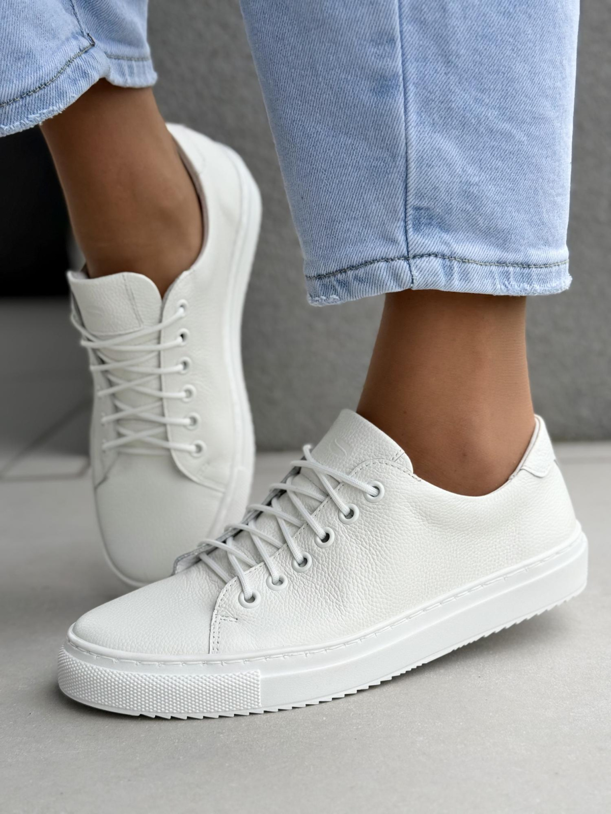 Sneakersy damskie OLEKSY ze skóry naturalnej Polskiej produkcji