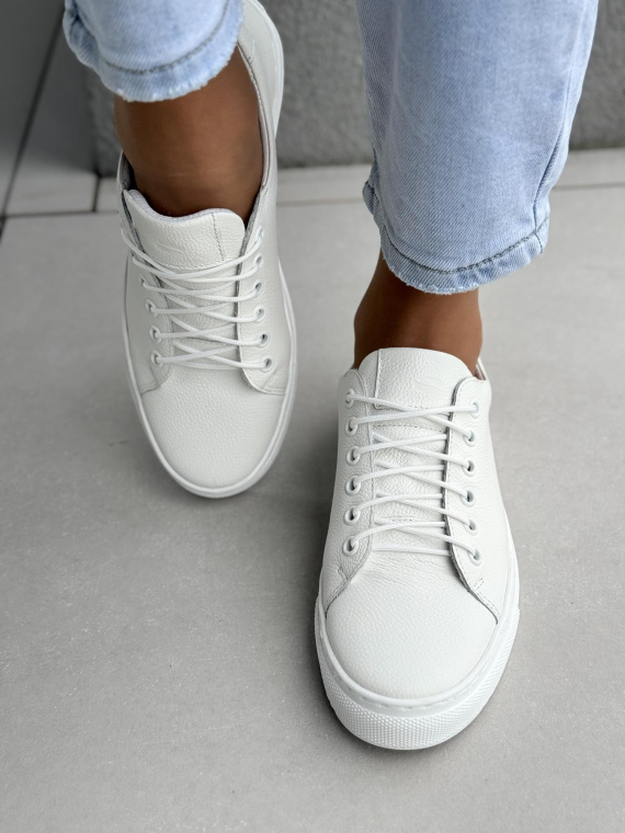 Sneakersy damskie OLEKSY ze skóry naturalnej Polskiej produkcji