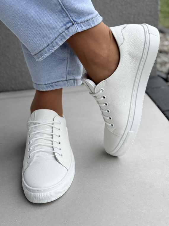 Sneakersy damskie OLEKSY ze skóry naturalnej Polskiej produkcji