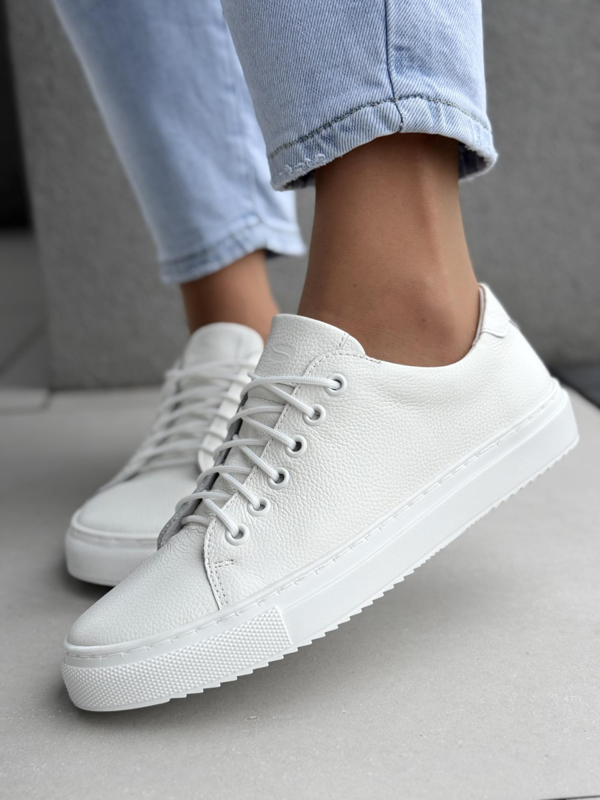 Sneakersy damskie OLEKSY ze skóry naturalnej Polskiej produkcji