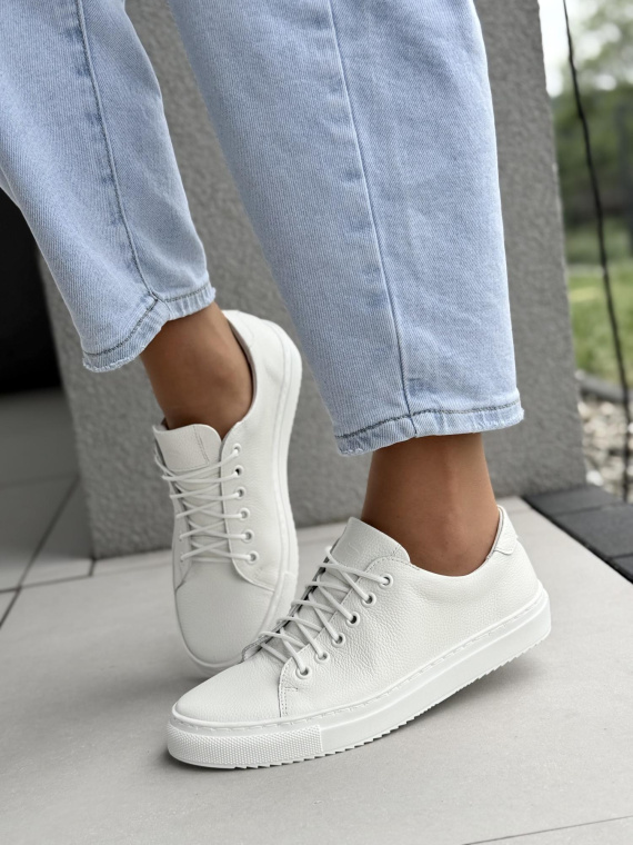 Sneakersy damskie OLEKSY ze skóry naturalnej Polskiej produkcji