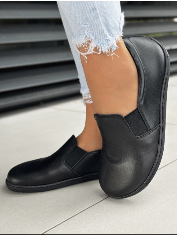 Mokasyny damskie BAREFOOT OLEKSY ze skóry naturalnej Polskiej produkcji