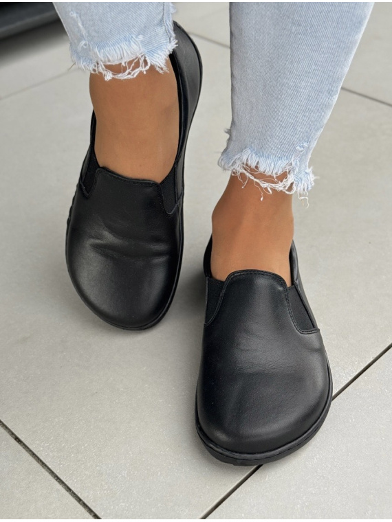 Mokasyny damskie BAREFOOT OLEKSY ze skóry naturalnej Polskiej produkcji