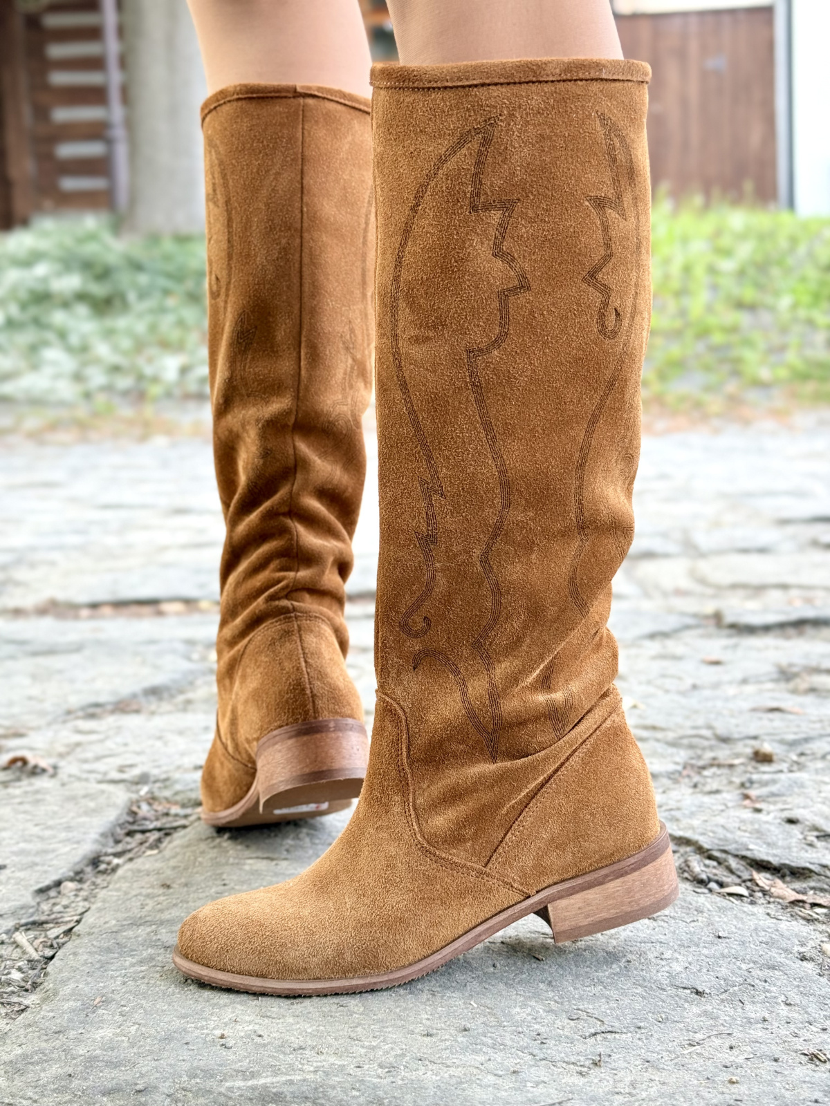 Ręcznie Szyte Kozaki OLEKSY z Naturalnej Skóry – Made in Poland