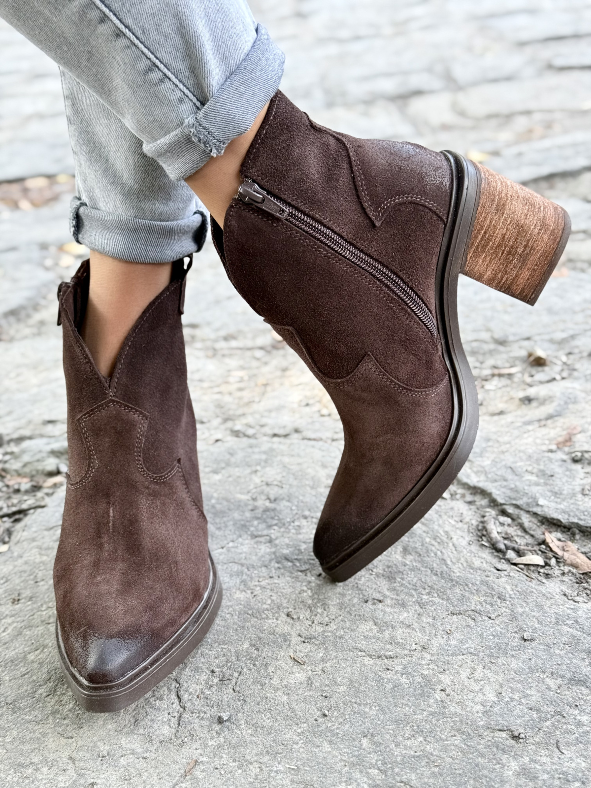 Polskie kowbojki ze skóry naturalnej od OLEKSY