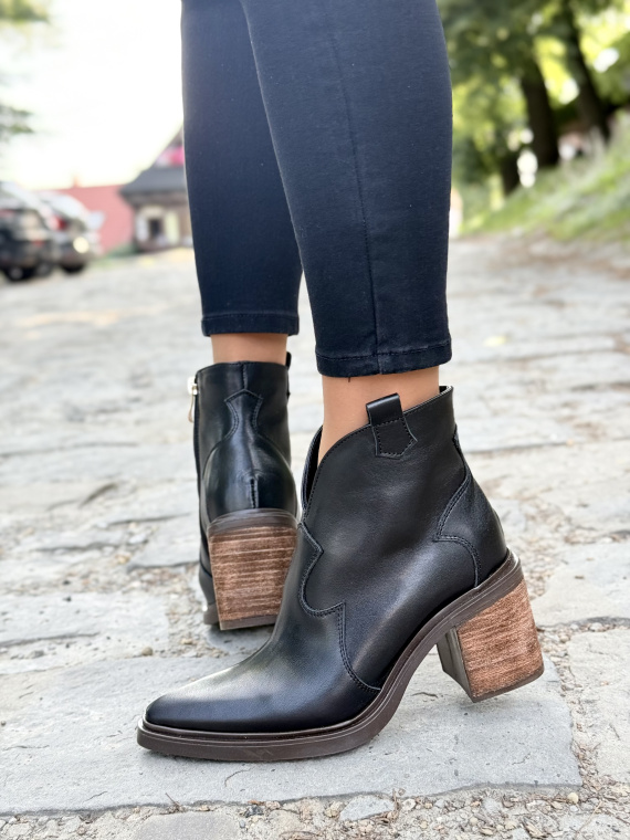 Kowbojki OLEKSY – naturalna skóra, polskie rękodzieło