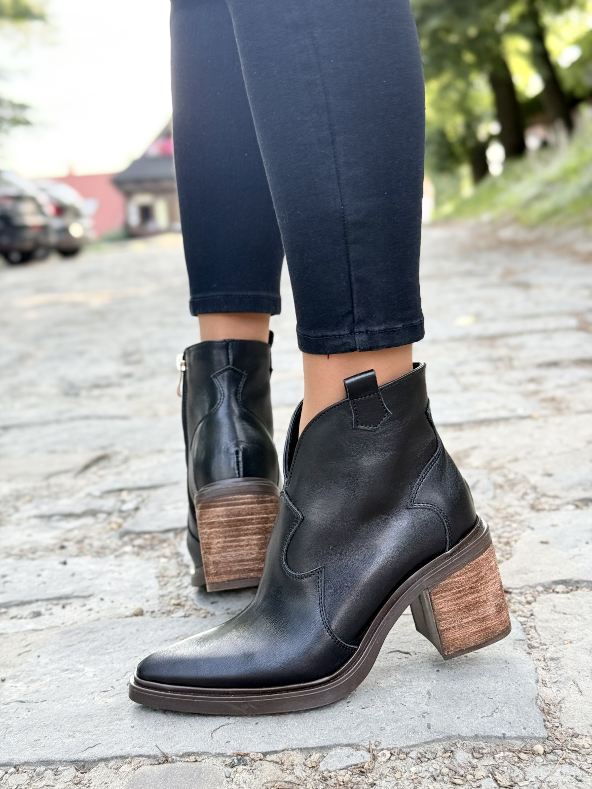 Kowbojki OLEKSY – naturalna skóra, polskie rękodzieło