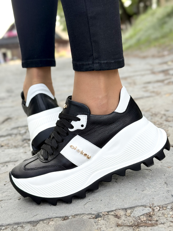 Sneakersy ze skóry naturalnej OLEKSY – polska produkcja