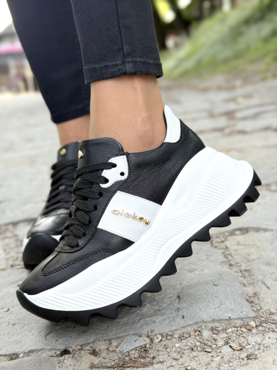 Sneakersy ze skóry naturalnej OLEKSY – polska produkcja