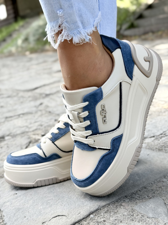 Sneakersy z Naturalnej Skóry