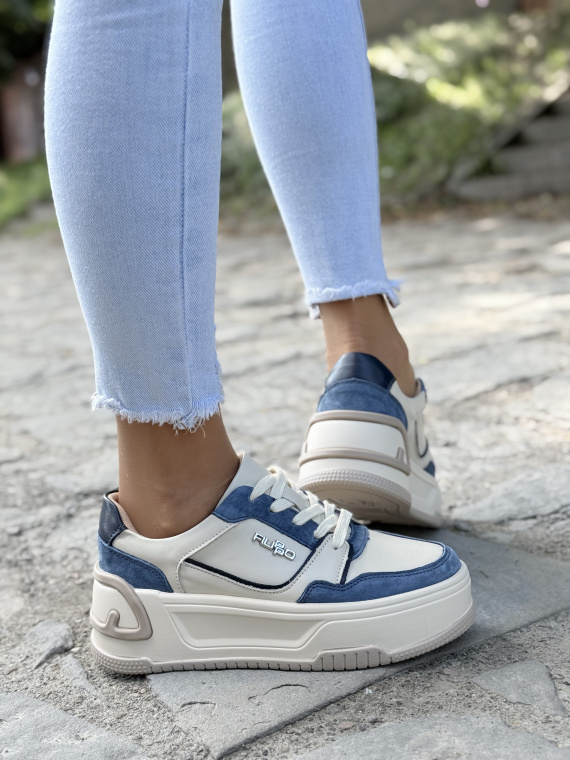 Sneakersy z Naturalnej Skóry