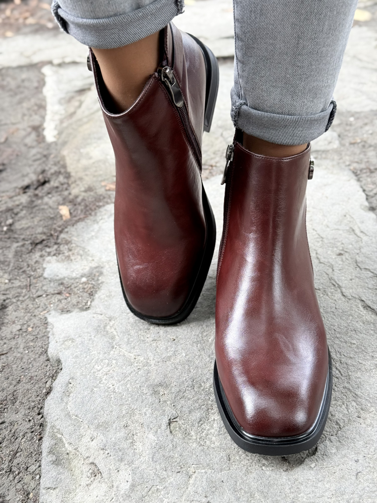 Botki Damskie ze Skóry Naturalnej – Klasa i Komfort