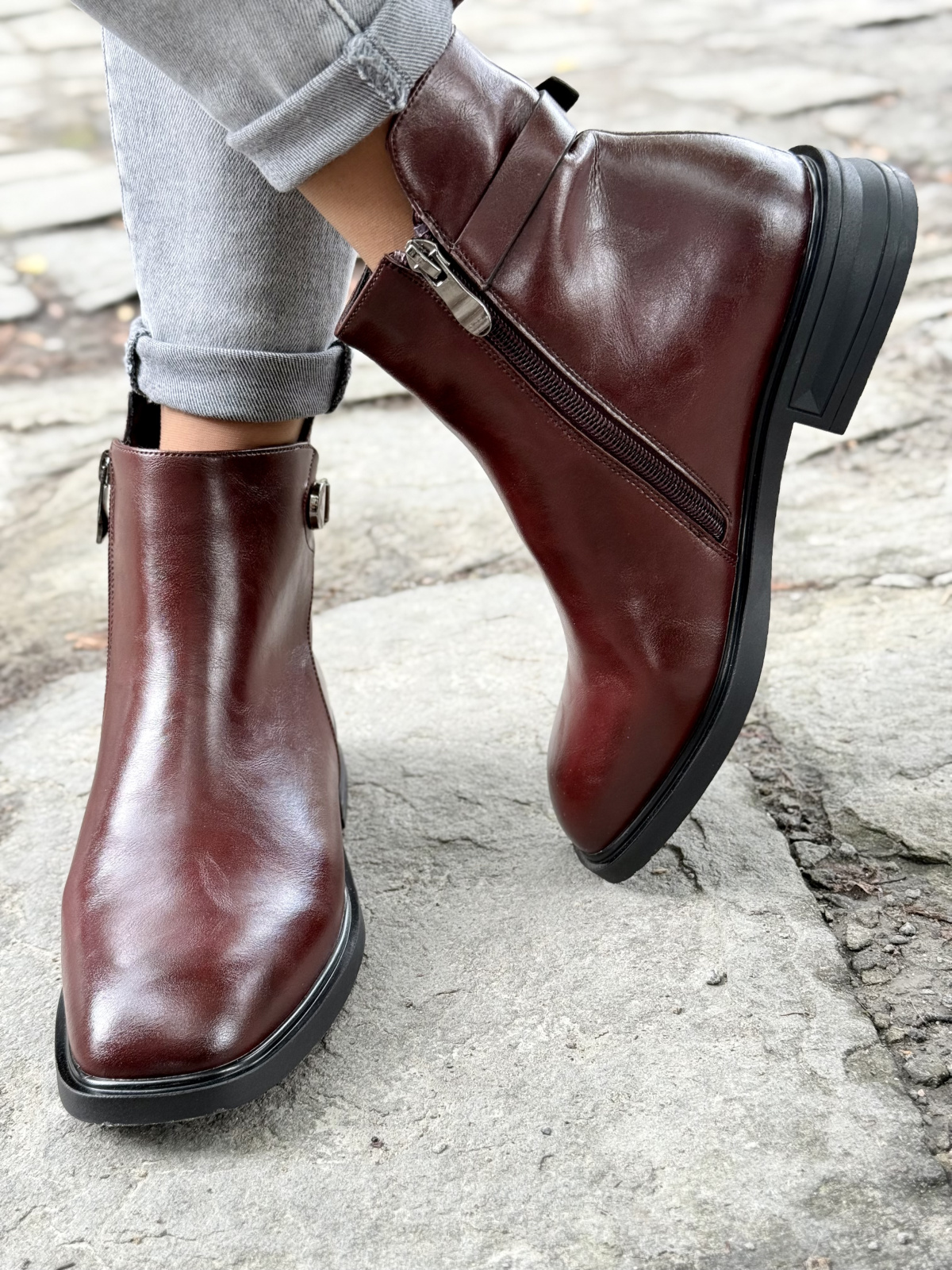 Botki Damskie ze Skóry Naturalnej – Klasa i Komfort