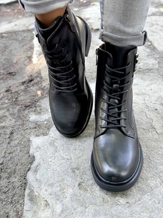 Botki ze 100% Naturalnej Skóry