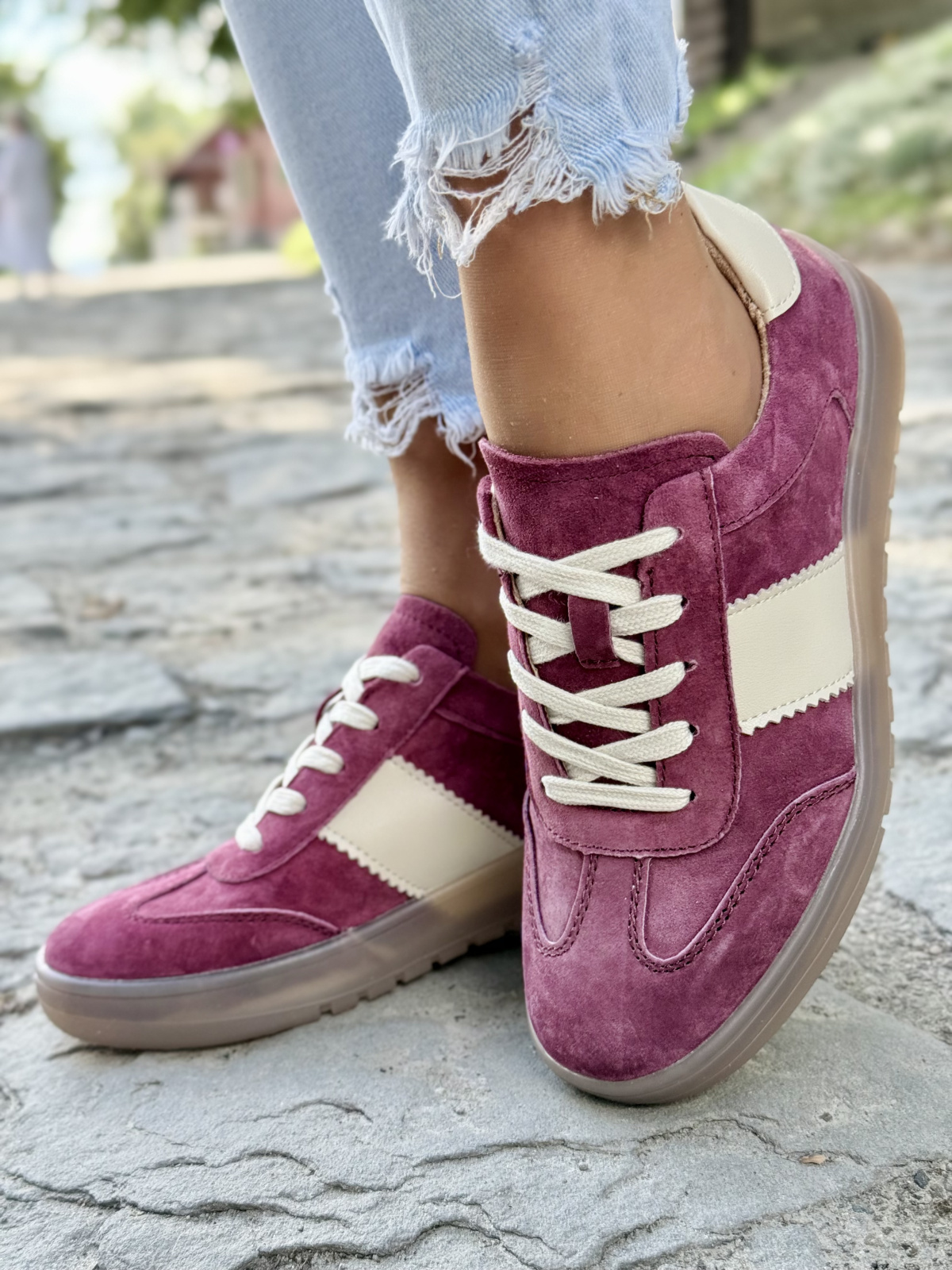 Buty ze Skóry Naturalnej – Stylowe Sneakersy na Lata