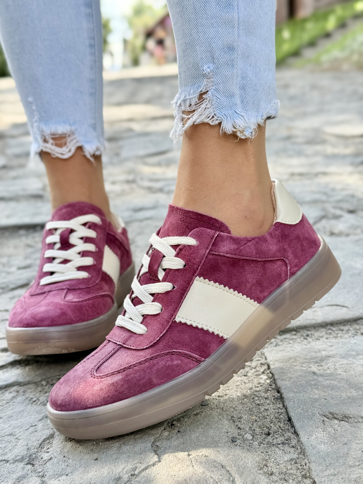 Buty ze Skóry Naturalnej – Stylowe Sneakersy na Lata