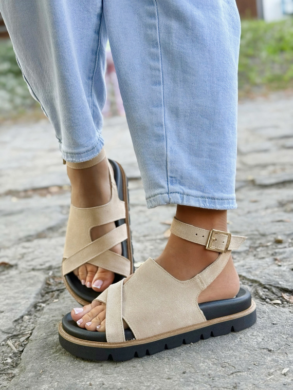 OLEKSY – Skórzane sandały szyte w Polsce