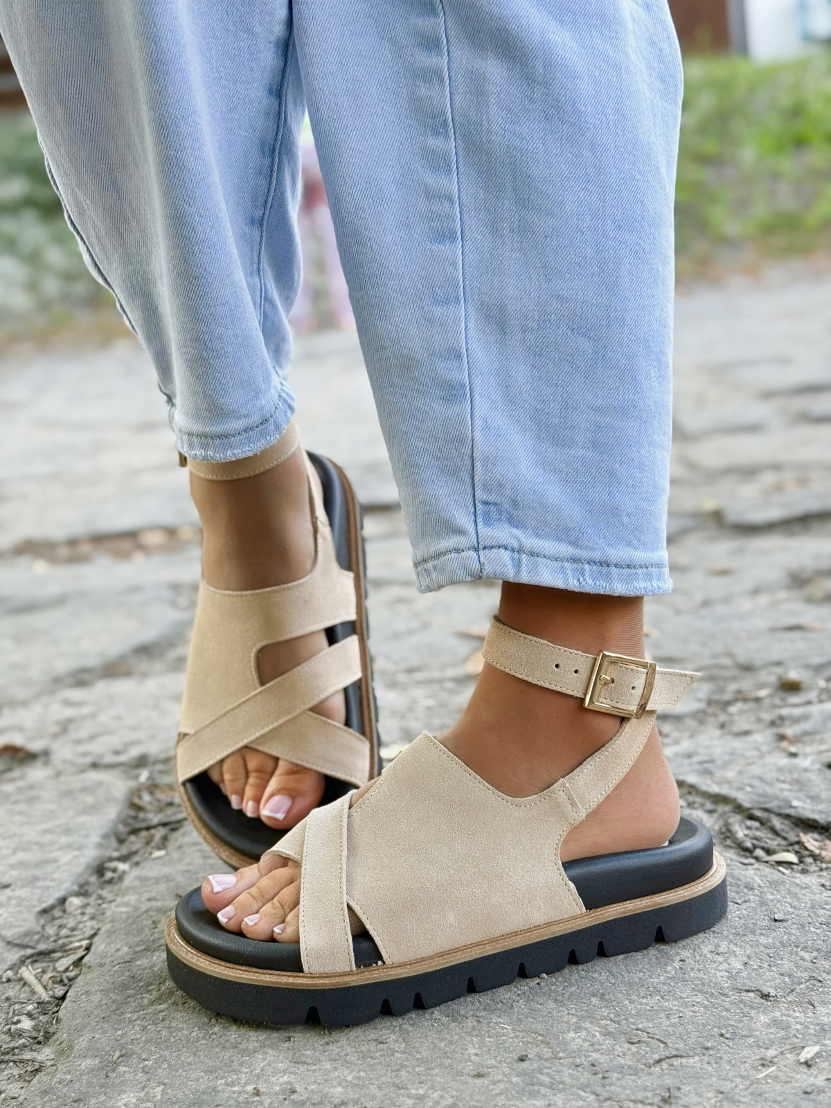 OLEKSY – Skórzane sandały szyte w Polsce