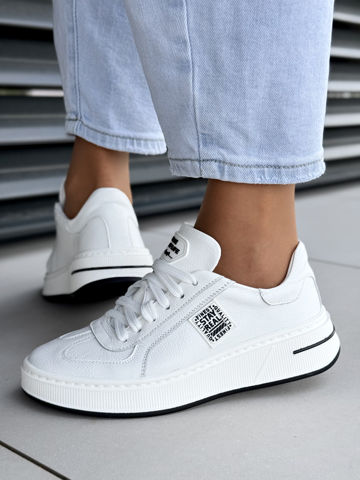 Sneakersy OLEKSY – 100% skóra, 100% polska jakość