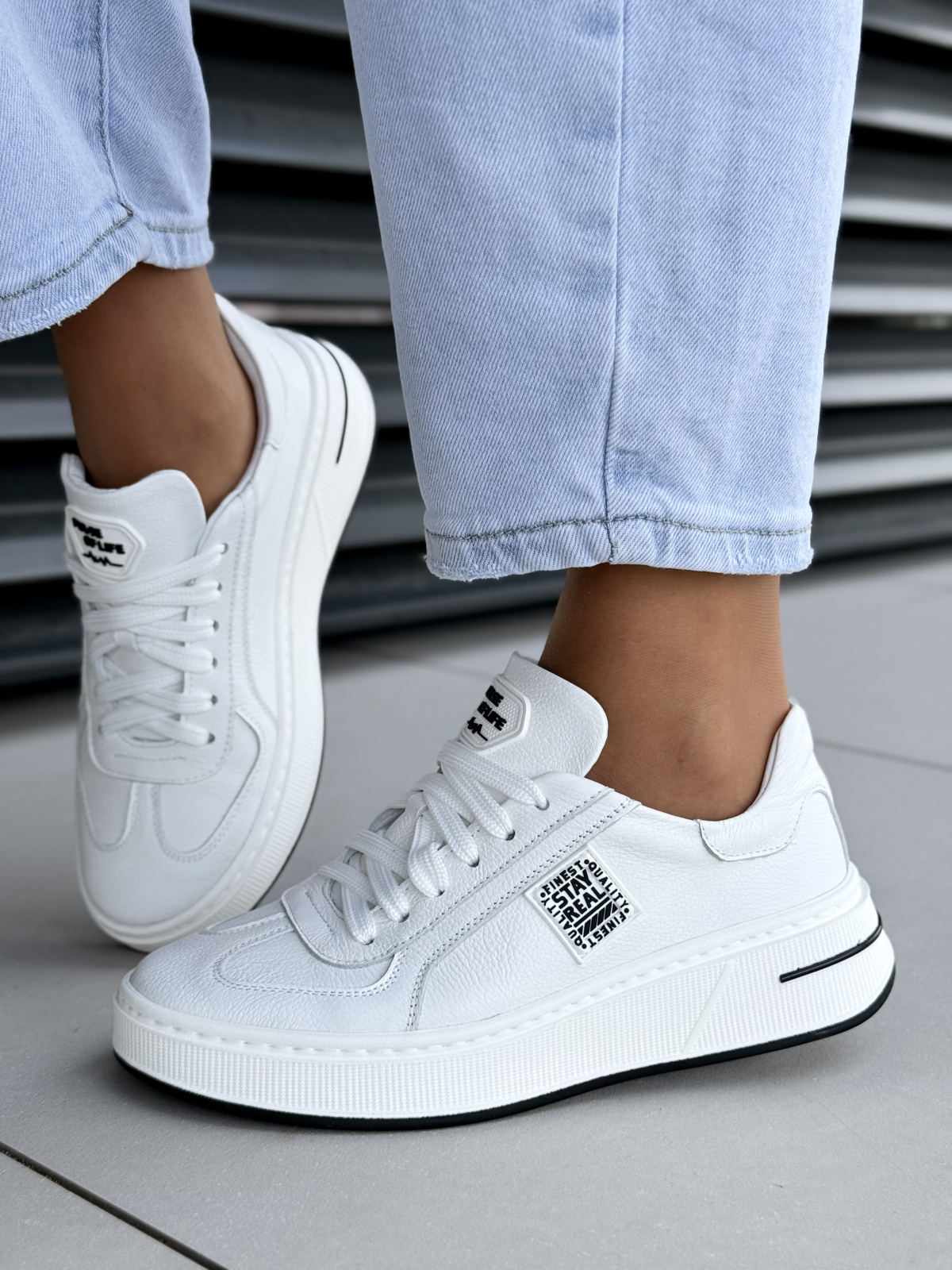 Sneakersy OLEKSY – 100% skóra, 100% polska jakość