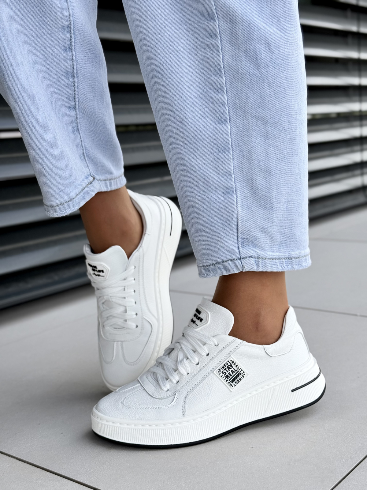 Sneakersy OLEKSY – 100% skóra, 100% polska jakość