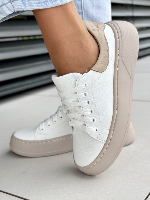 Polskie sneakersy OLEKSY z naturalnej skóry