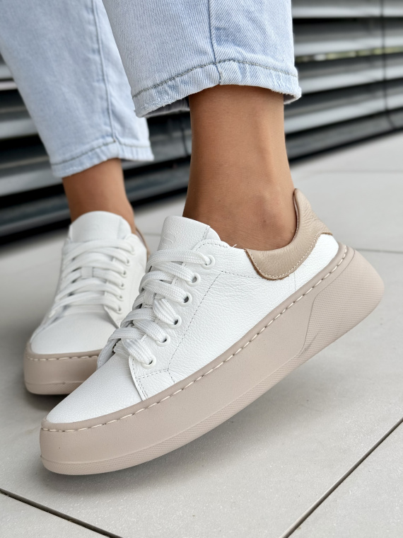 Polskie sneakersy OLEKSY z naturalnej skóry