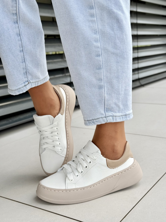 Polskie sneakersy OLEKSY z naturalnej skóry