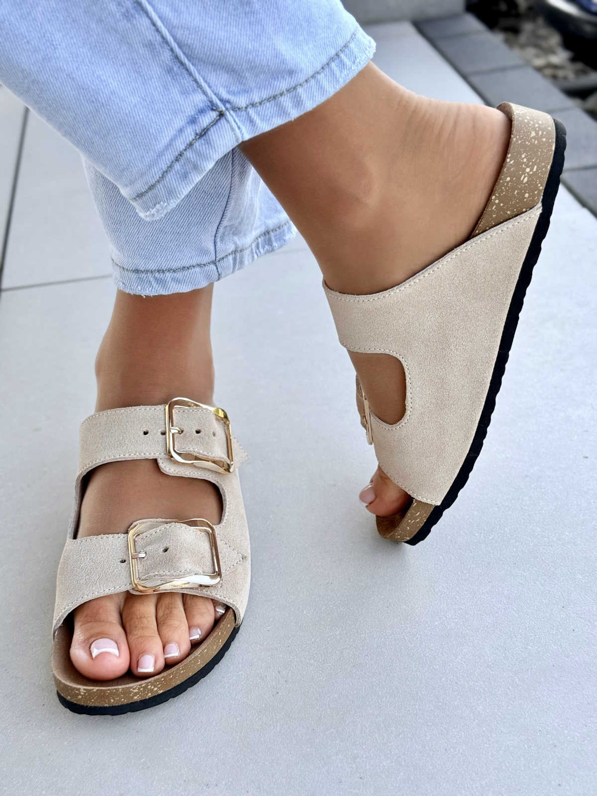 Skórzane klapki OLEKSY – 100% Polska produkcja