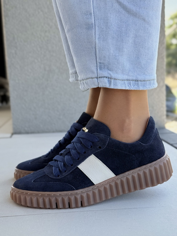 Sneakersy OLEKSY z naturalnej skóry | Made in Poland