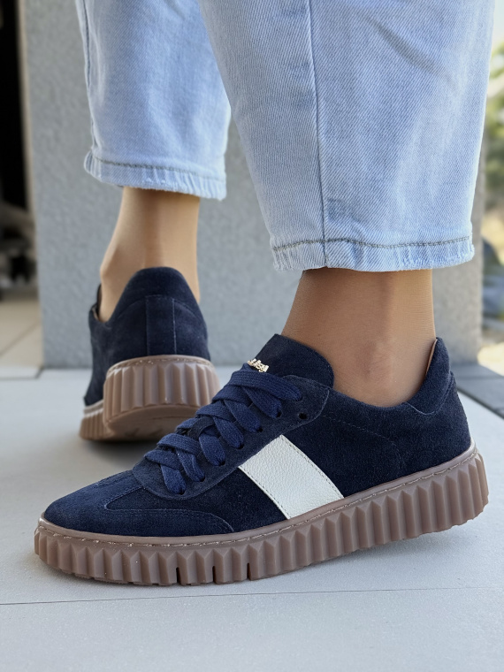 Sneakersy OLEKSY z naturalnej skóry | Made in Poland