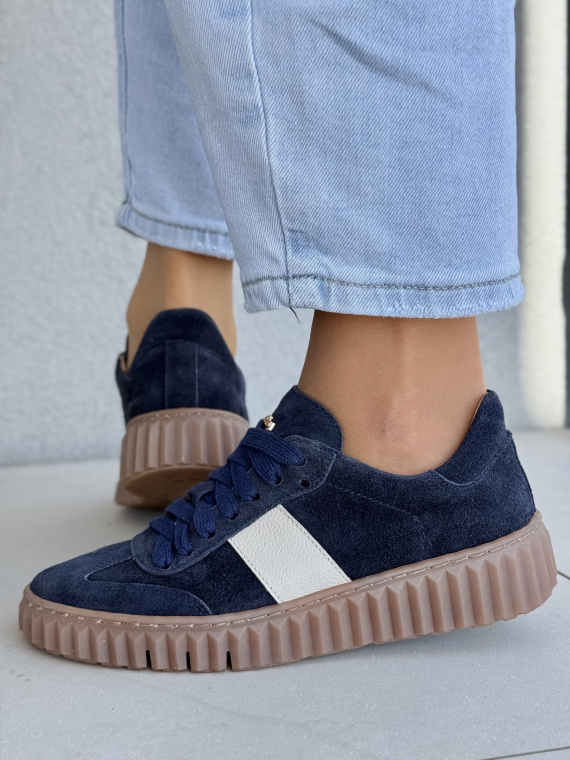 Sneakersy OLEKSY z naturalnej skóry | Made in Poland