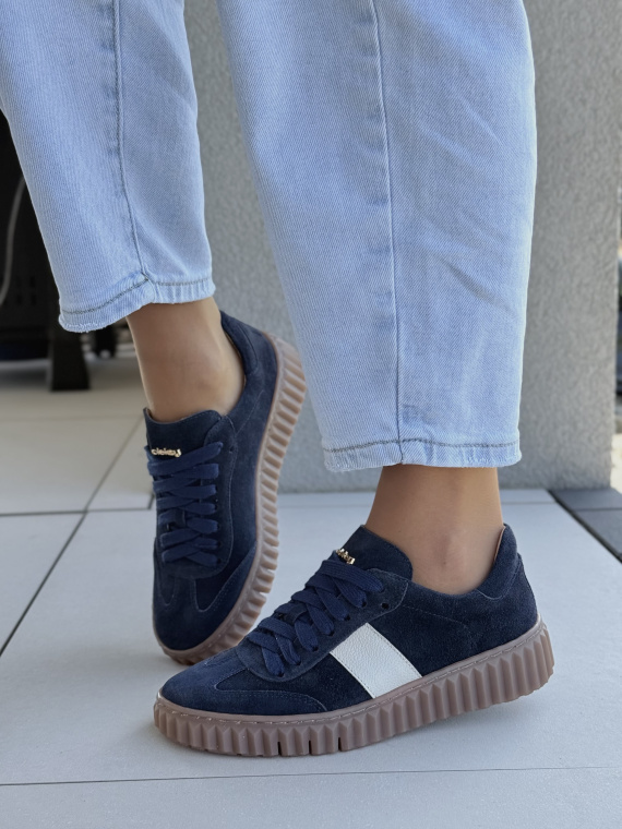 Sneakersy OLEKSY z naturalnej skóry | Made in Poland