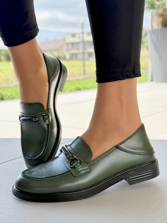 Eleganckie Mokasyny z Naturalnej Skóry