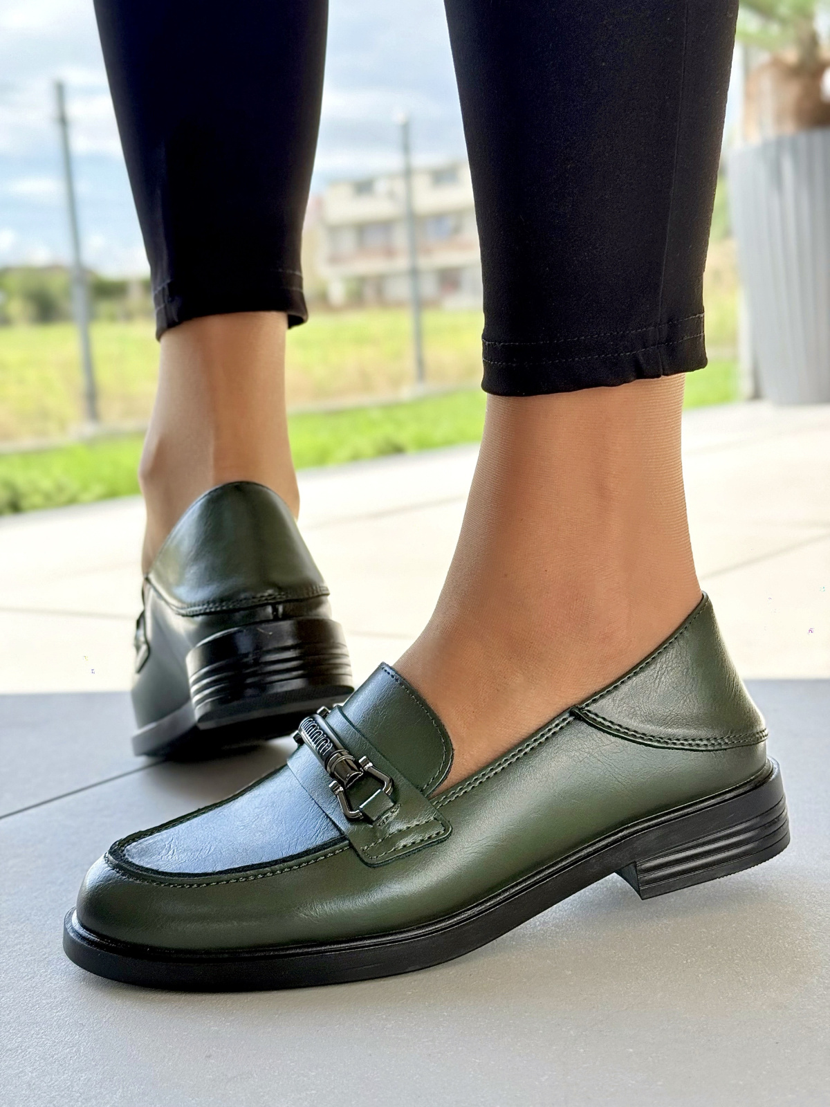 Eleganckie Mokasyny z Naturalnej Skóry