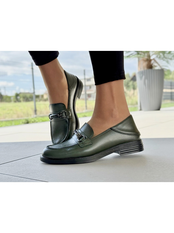 Eleganckie Mokasyny z Naturalnej Skóry