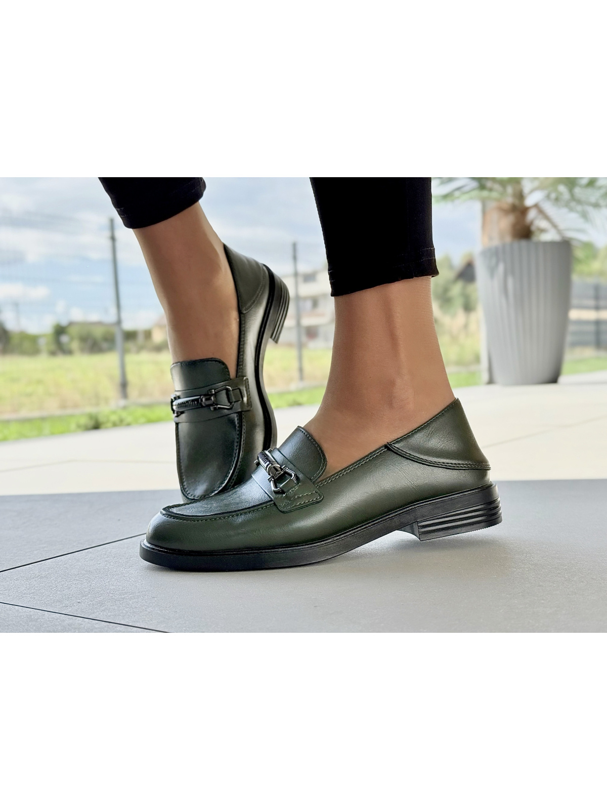 Eleganckie Mokasyny z Naturalnej Skóry