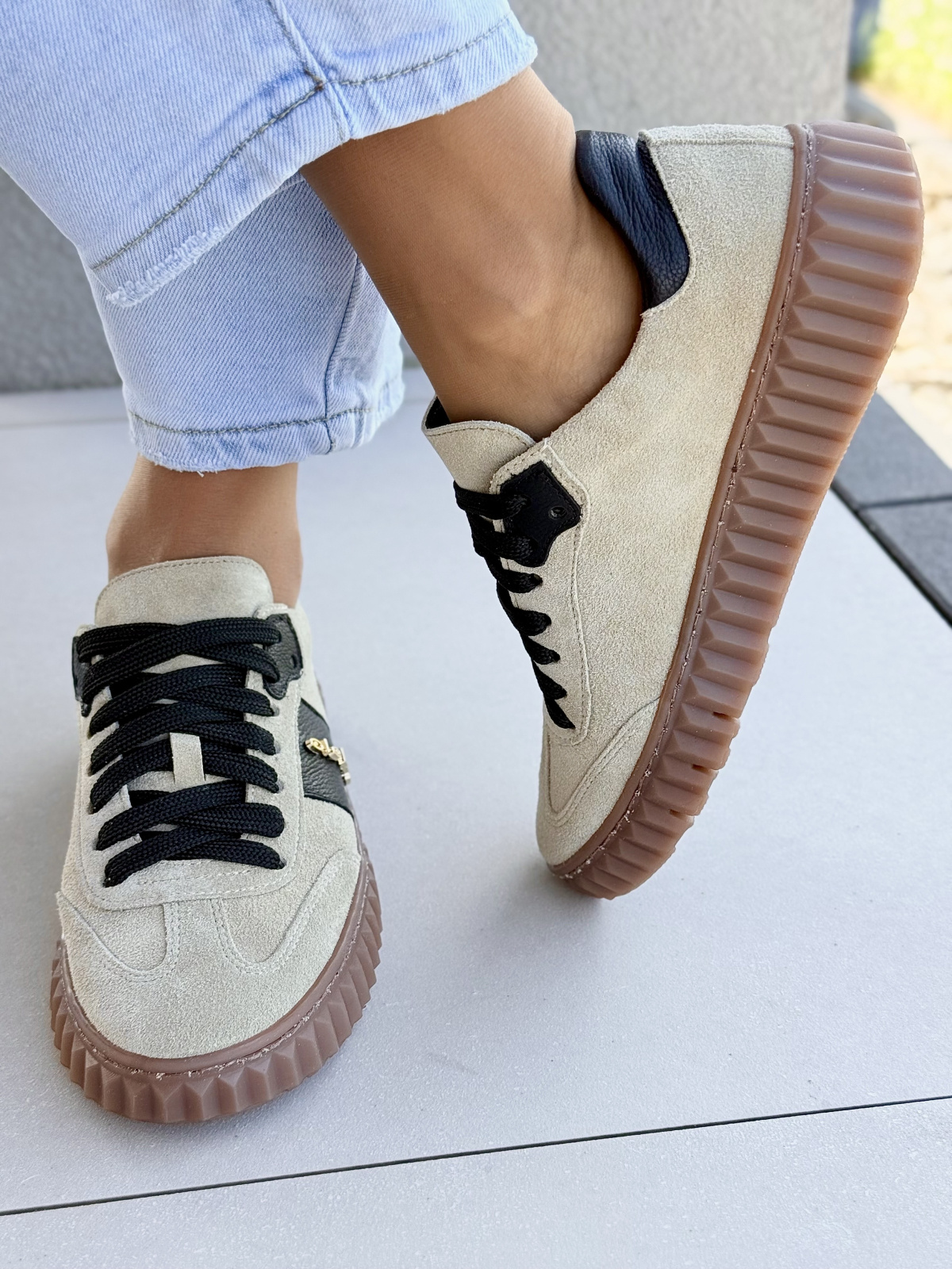 Sneakersy OLEKSY – Polska produkcja, 100% skóra naturalna