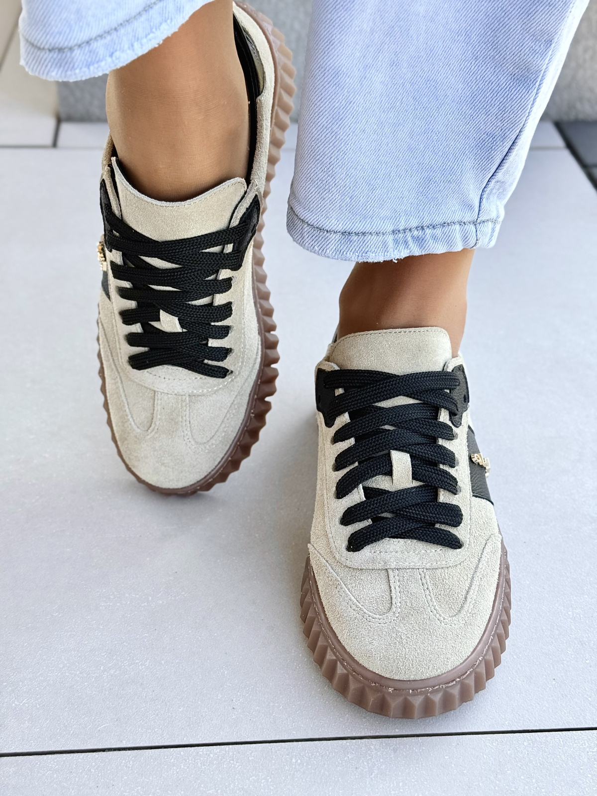 Sneakersy OLEKSY – Polska produkcja, 100% skóra naturalna