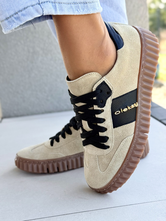 Sneakersy OLEKSY – Polska produkcja, 100% skóra naturalna