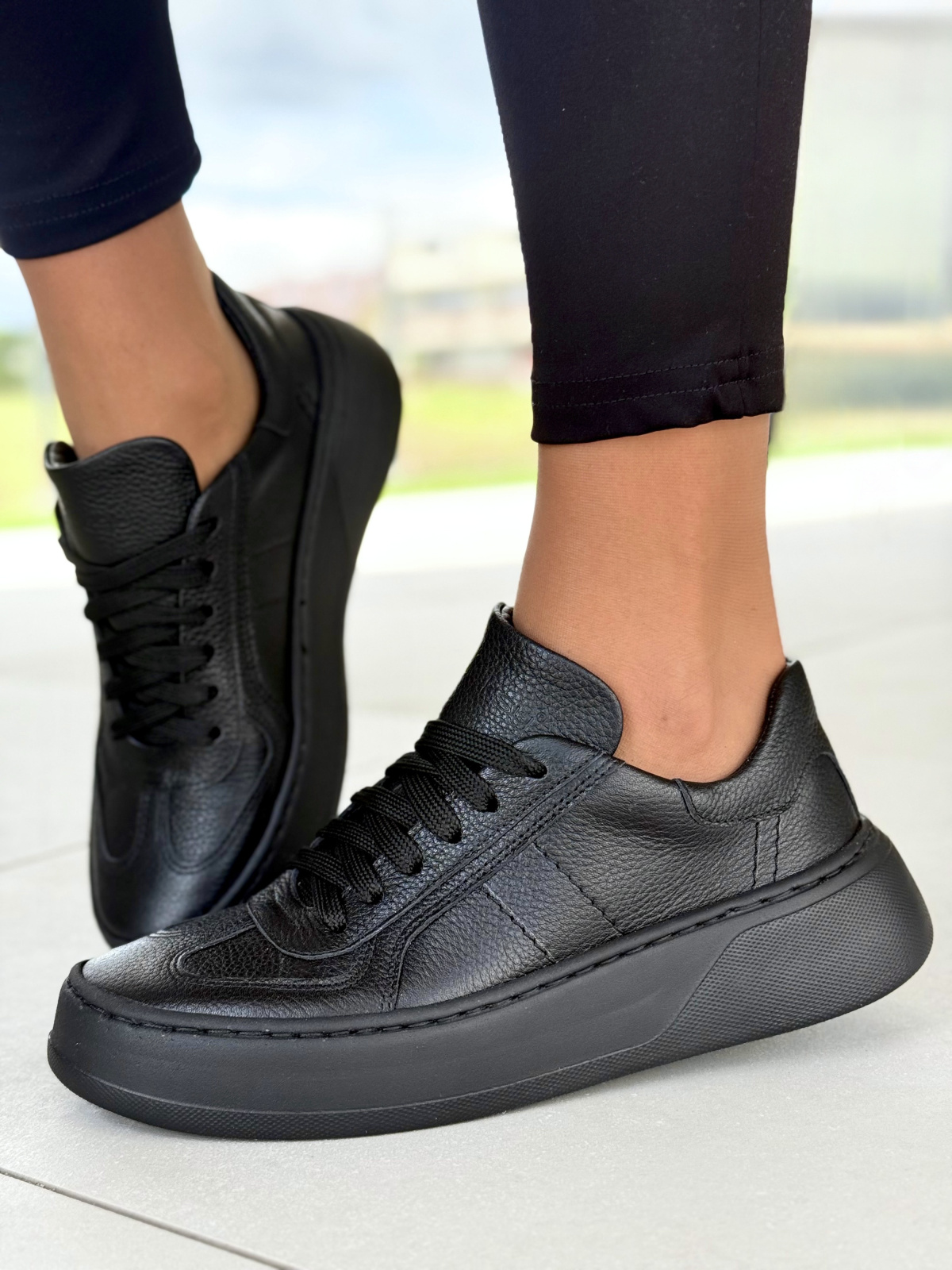 Sneakersy OLEKSY – Skóra Naturalna, Polska Produkcja