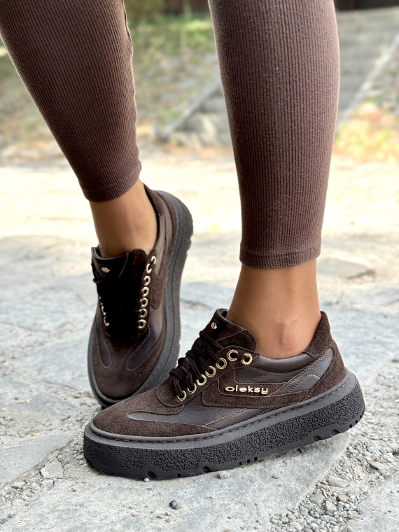 OLEKSY – skórzane sneakersy damskie, polska produkcja