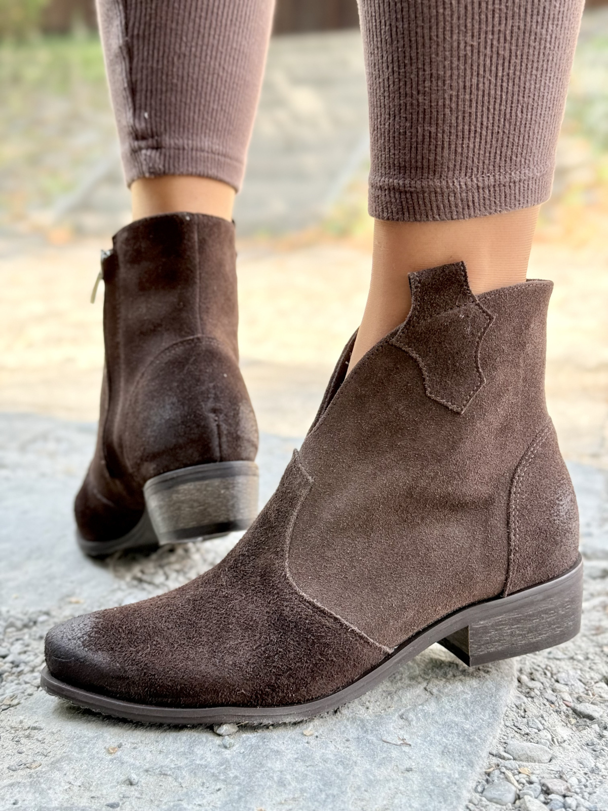 Kowbojki damskie OLEKSY – naturalna skóra, polska produkcja