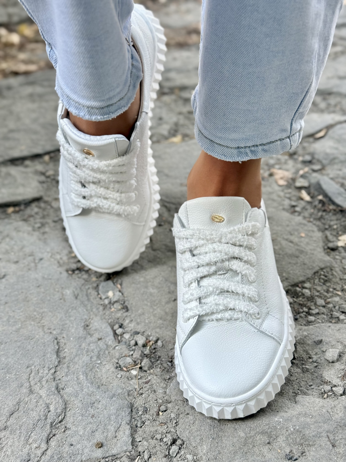 Sneakersy OLEKSY – Polska produkcja, 100% skóra naturalna