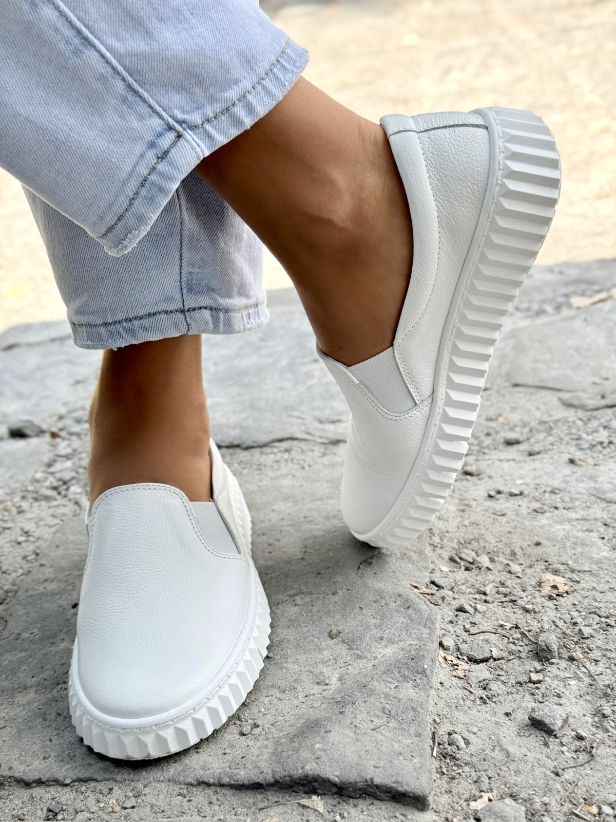 Sneakersy OLEKSY – Polska produkcja, 100% skóra naturalna