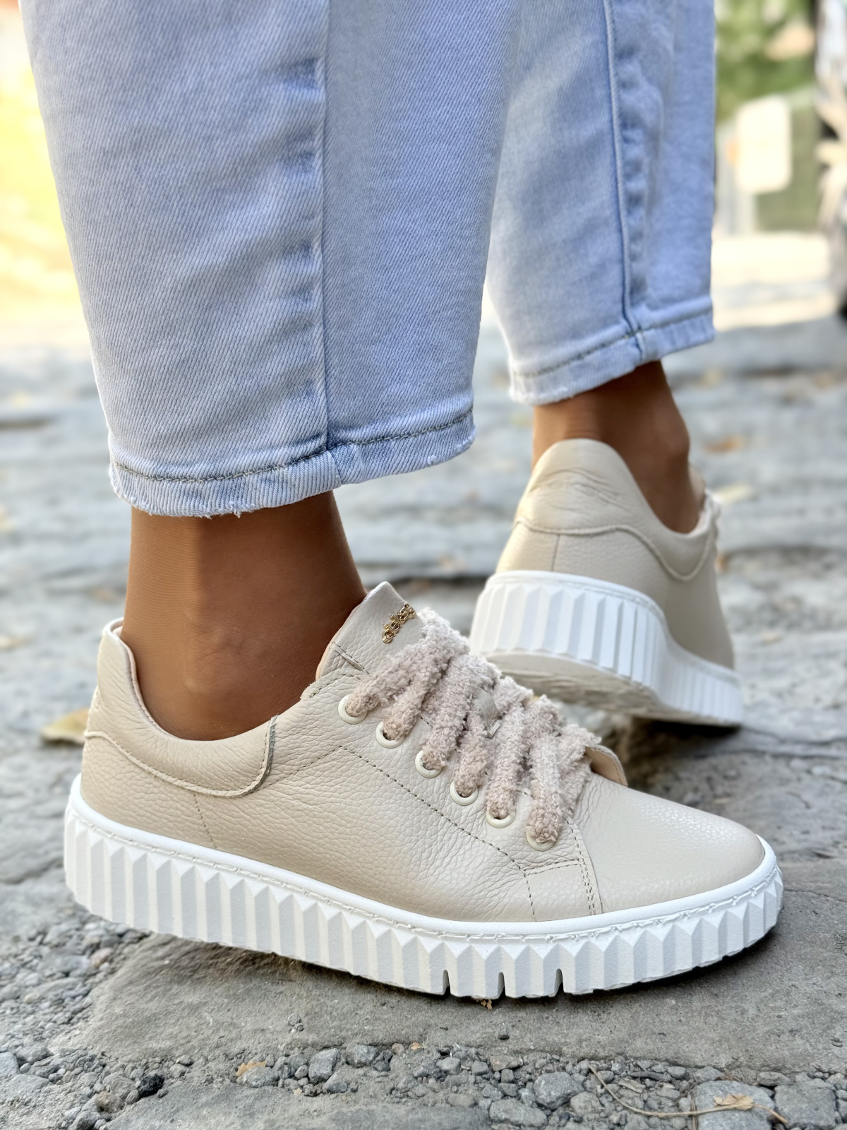 Sneakersy OLEKSY – Polska produkcja z naturalnej skóry