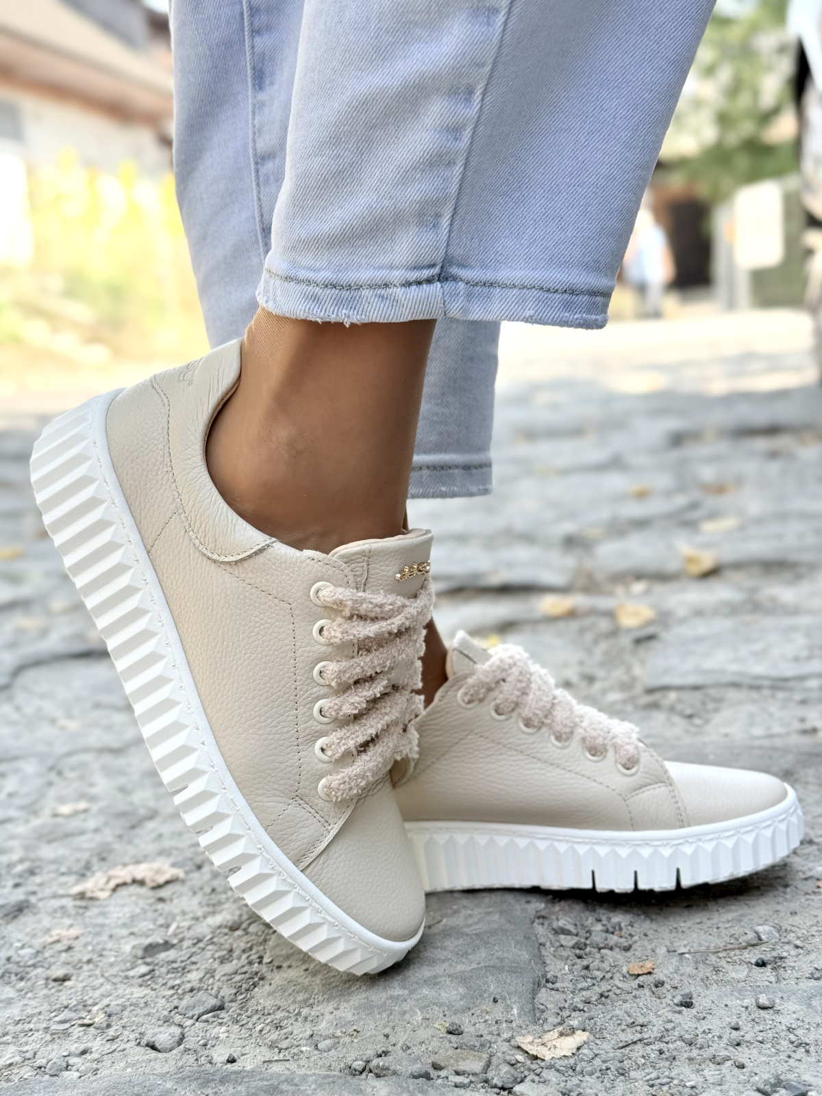 Sneakersy OLEKSY – Polska produkcja z naturalnej skóry