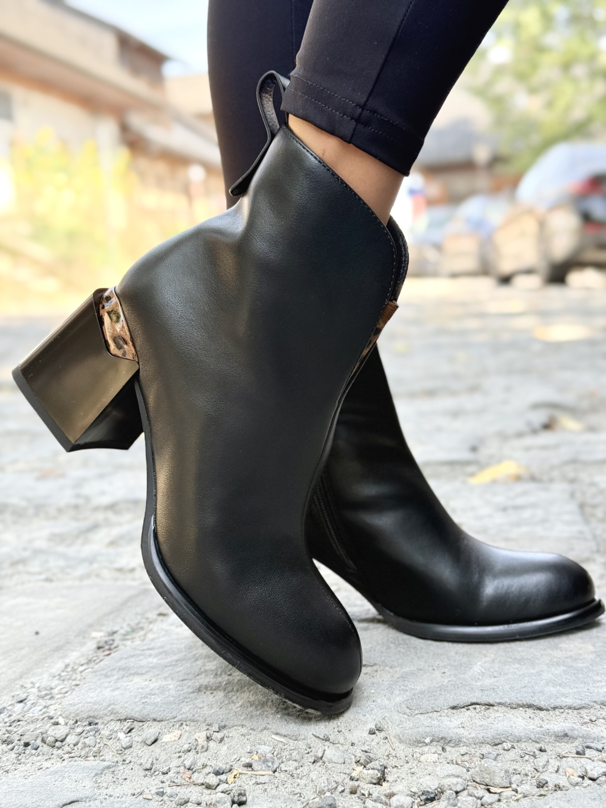 Botki OLEKSY ze skóry naturalnej – elegancja, która trwa