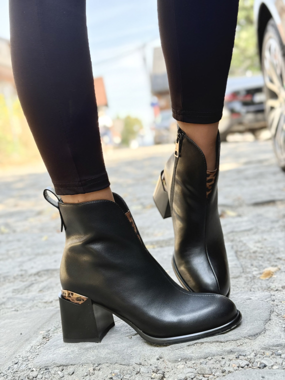 Botki OLEKSY ze skóry naturalnej – elegancja, która trwa